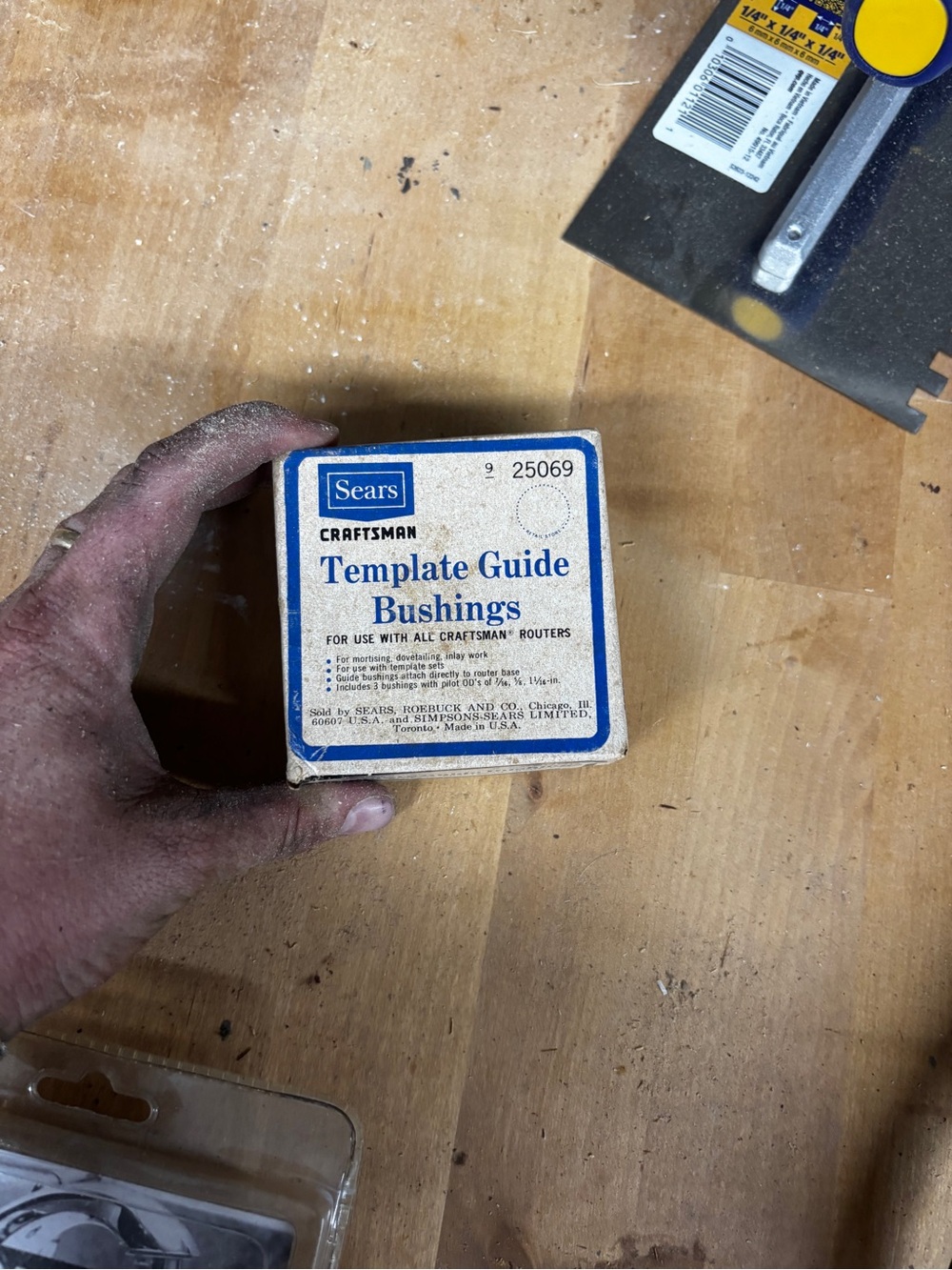 Sears Craftsman Template Guide Bushings Set (Model 9-25069)